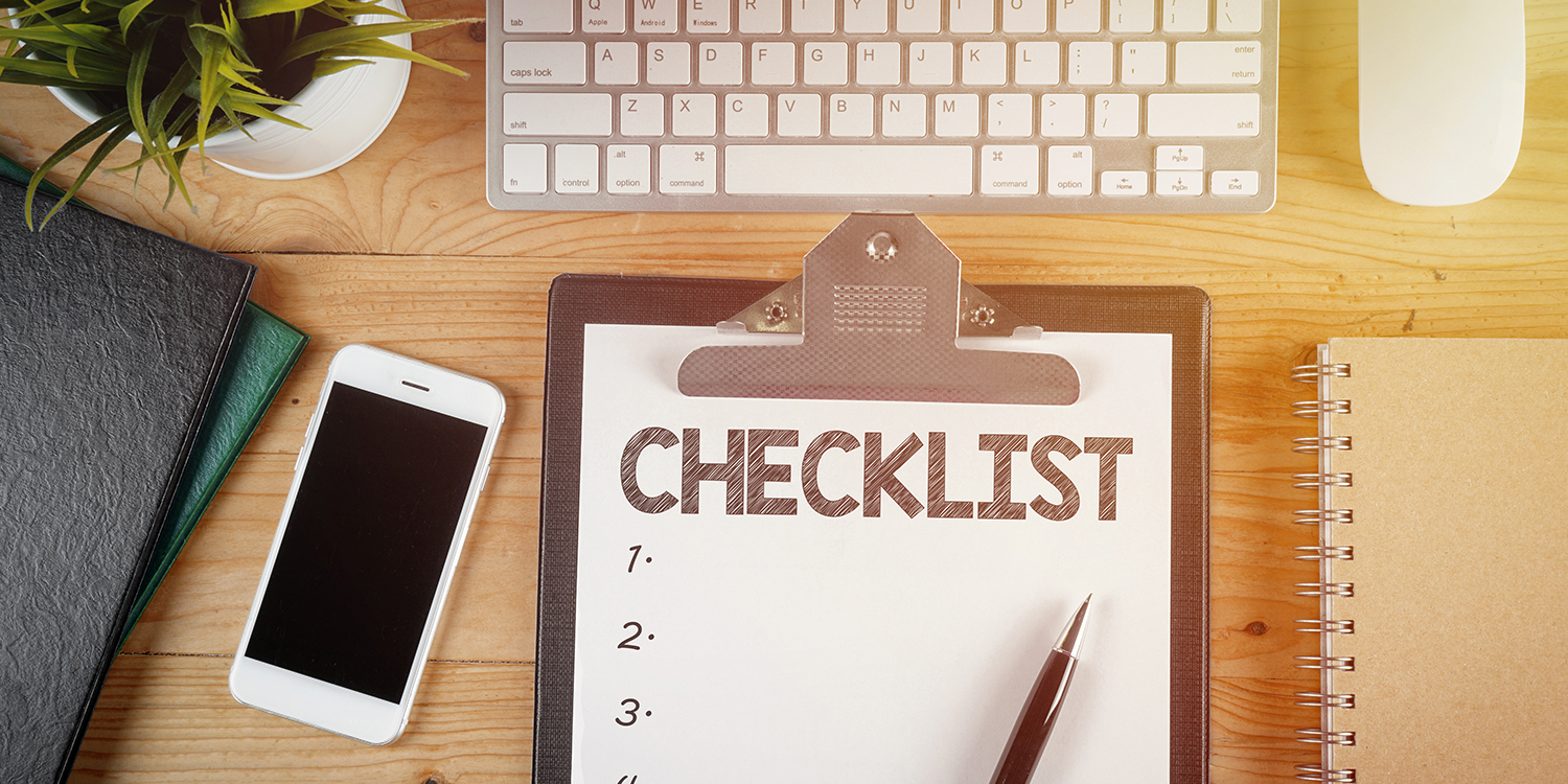 An essential checklist for business startups